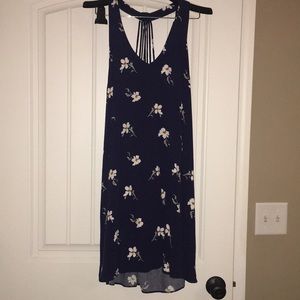 Super cute dress with back detail!